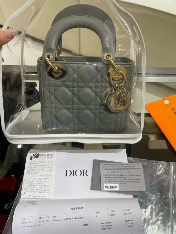DIOR 3 GRID grey full set brand new