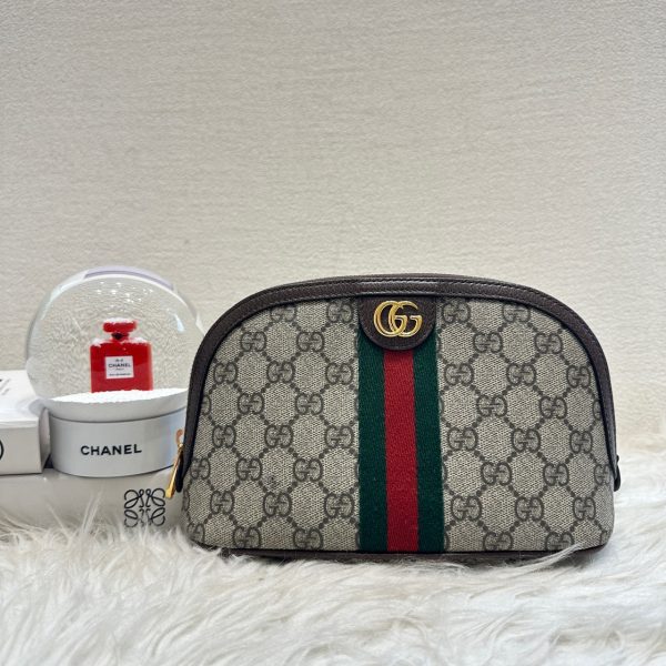 HB11149 GUCCI ophidia shell bag clutch