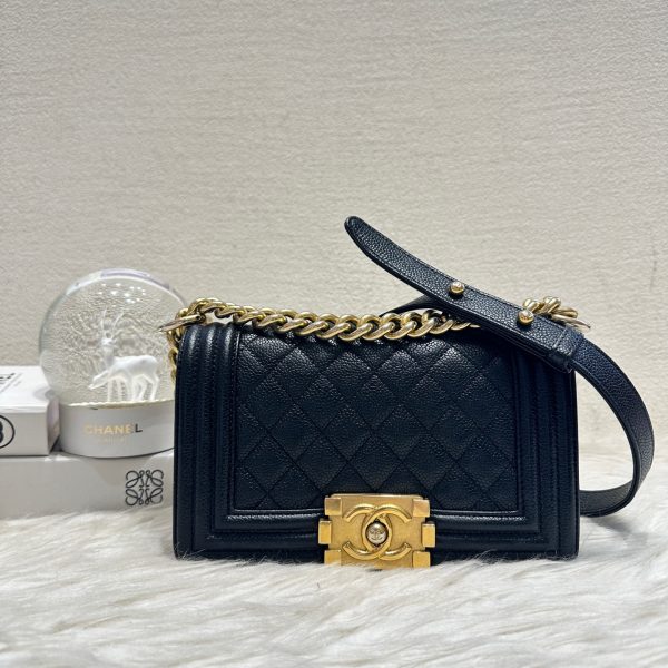 HB11947 Chanel caviar leboy small size 2017