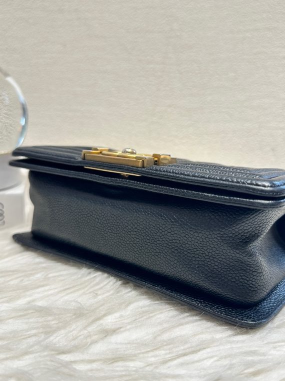 HB11947 Chanel caviar leboy small size 2017