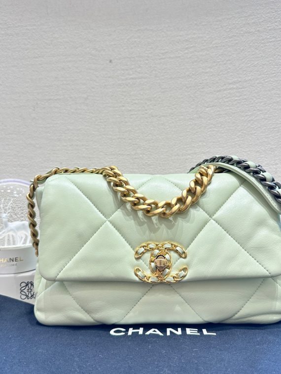 HB20381 Chanel bubble green 19bag small 2023 microchipped