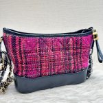 HB20413 Chanel tweed woven limited edition small gabrielle 2018