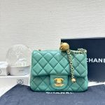 HB20531 Chanel green mini golden ball 2022 microchipped
