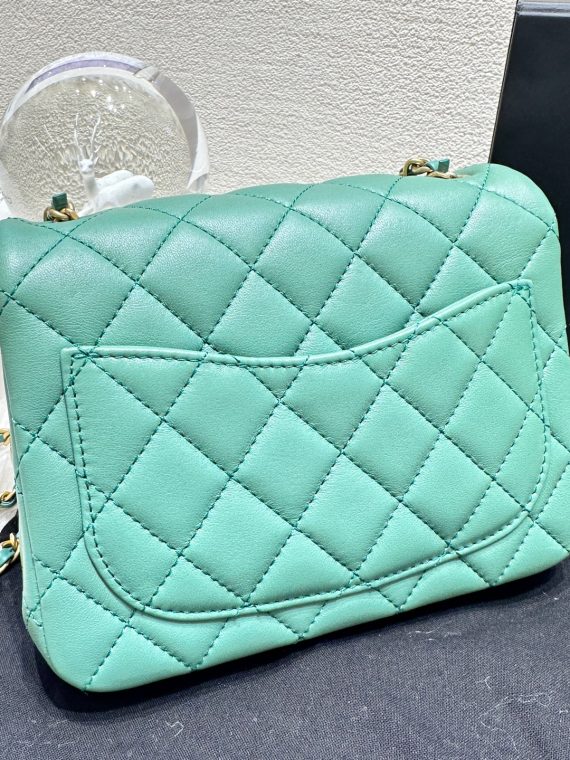 HB20531 Chanel green mini golden ball 2022 microchipped