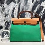 HB12661 Hermes herbag31 bamboo green